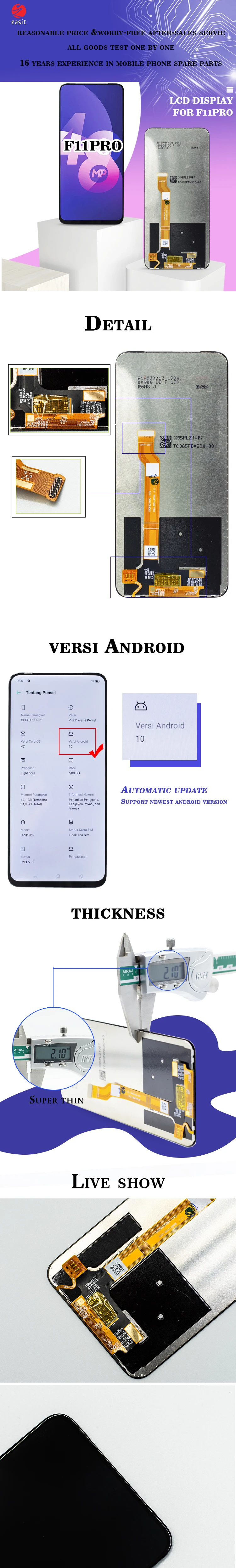 mobile phone fix parts for oppo