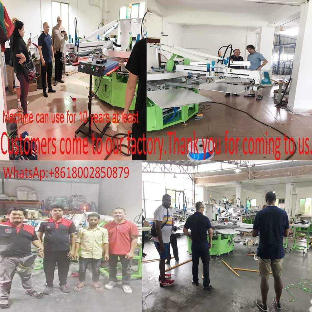 product 6 colors automatic oval screen printing machine-22