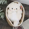 22cm basket kitten-white