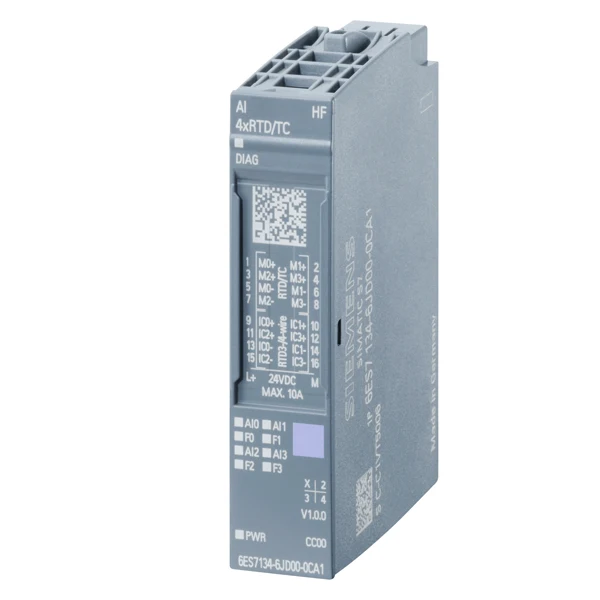 High Feature 6ES7134-6JD00-0CA1 ET 200SP Analog Input Module AI 4xRTD-TC PLC from the Product Category Electrical Equipment