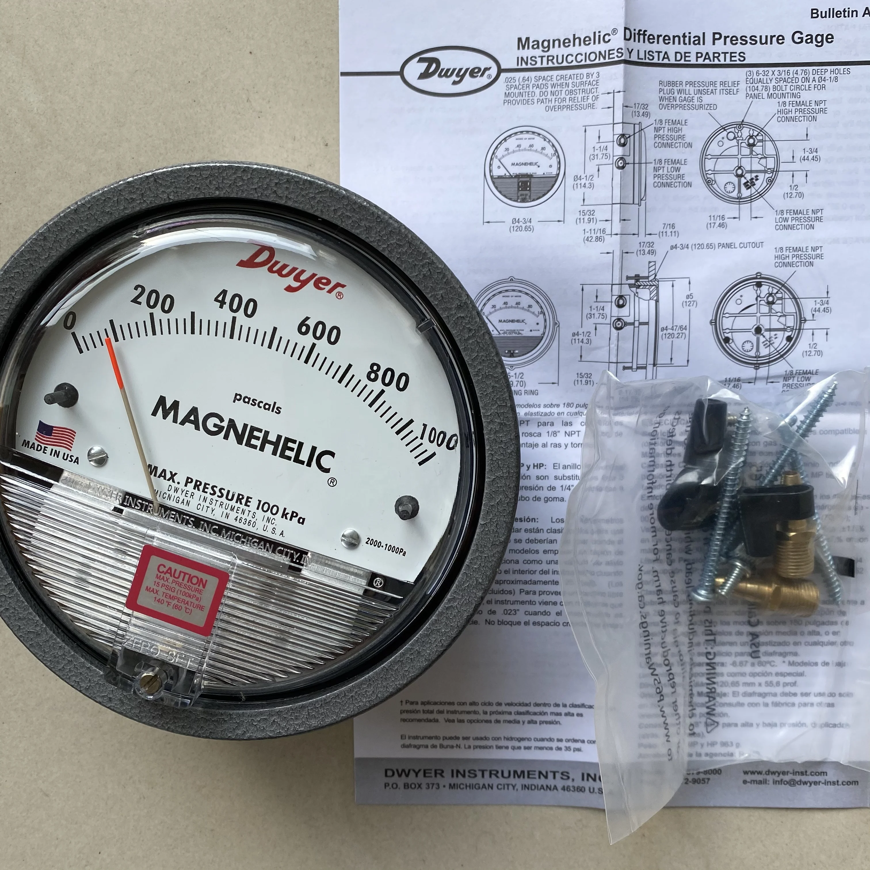 Original Dwyer Magnehelic 2000 1000mm Series Differential Pressure Gauge  With Good Quality - Buy Magnehelic Dwyer 2000,1000mm Pressure  Gages,Magnehelic Pressure Gauge Product on Alibaba.com