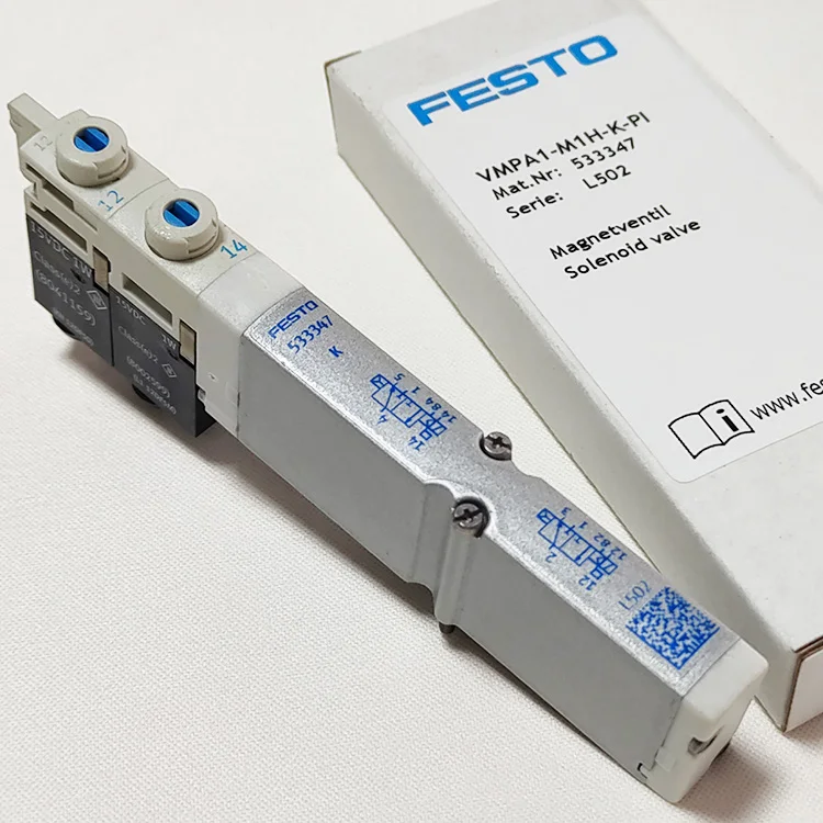 Elettrovalvola Festo VMPA2-M1H-N-PI 537958 Per Aria - Usata Ma In Ottime Condizioni