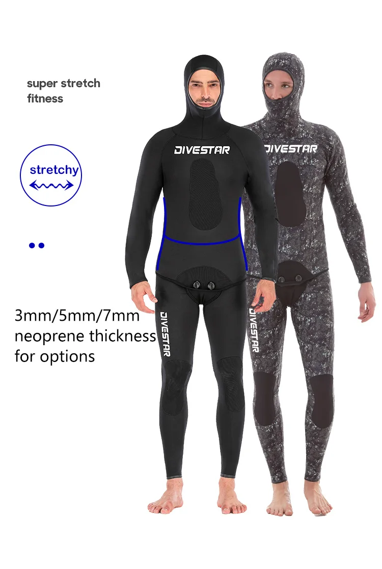 Exclusive Camo Design Two Separate 3/5/7mm Pieces Padded Chest