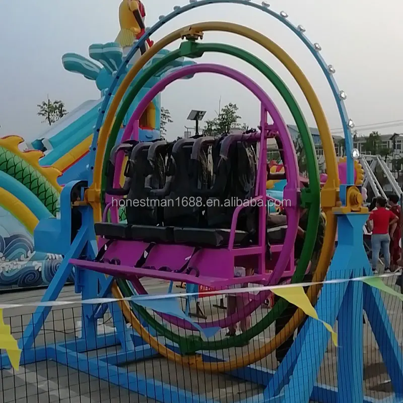 6 Seat Uk Game Chair Human Gyroscope Amusement Rides Trailer for Sale