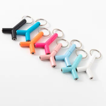 3.5mm Aux Audio Jack Headphone Splitter Cute Rabbit Earphone Adapter ...