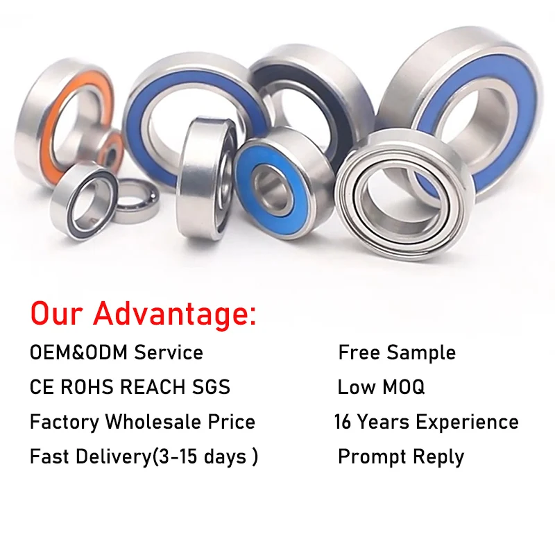 Sealing and Packing Machine Production Line S6201RS 12x32x10mm 440C S6201-2RS Stainless Steel Ball Bearings