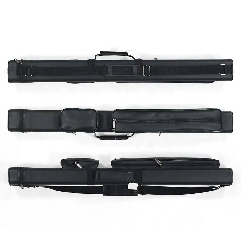Factory Offer  Billiard Cue Case 2B3S  5 Holes Bag PU Leather  for 2 Pieces Cues  on Sale