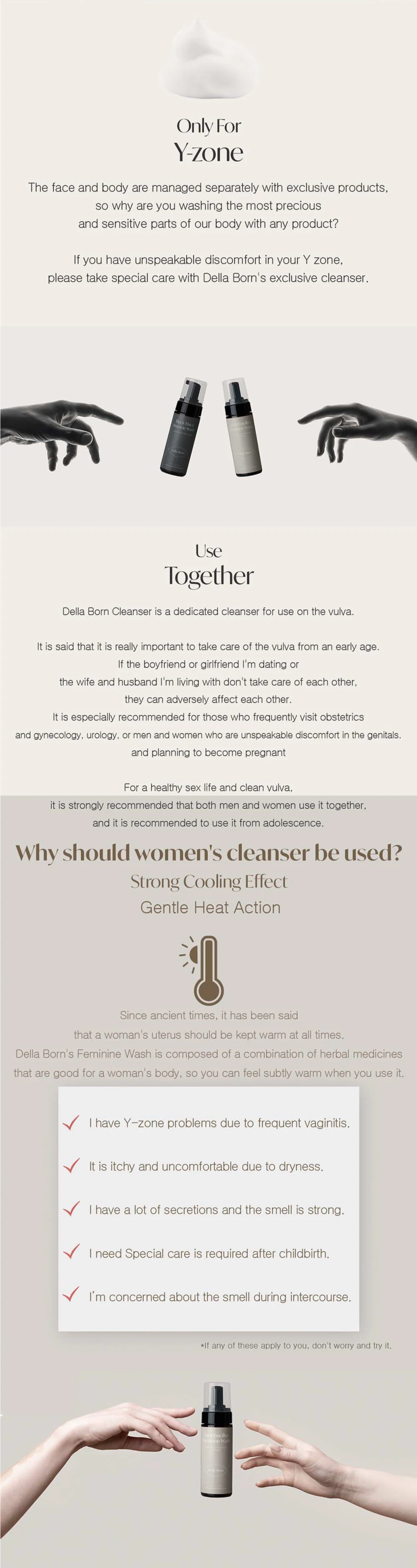 Korea Popular Hot Selling Organic Herbs Hygiene Vegan Feminine Wash