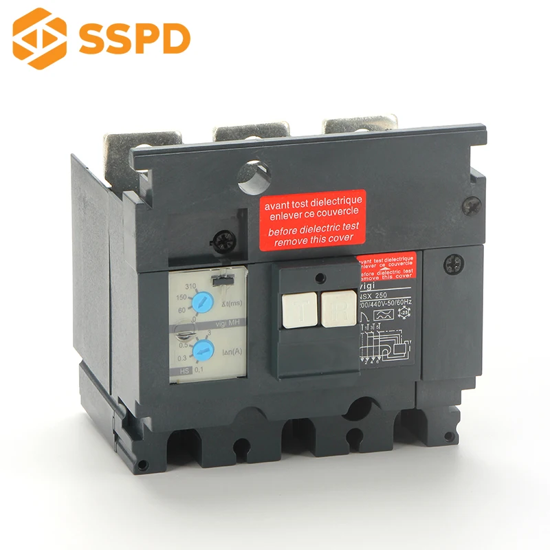 3 Phase Rccb Residual Current Circuit Breaker