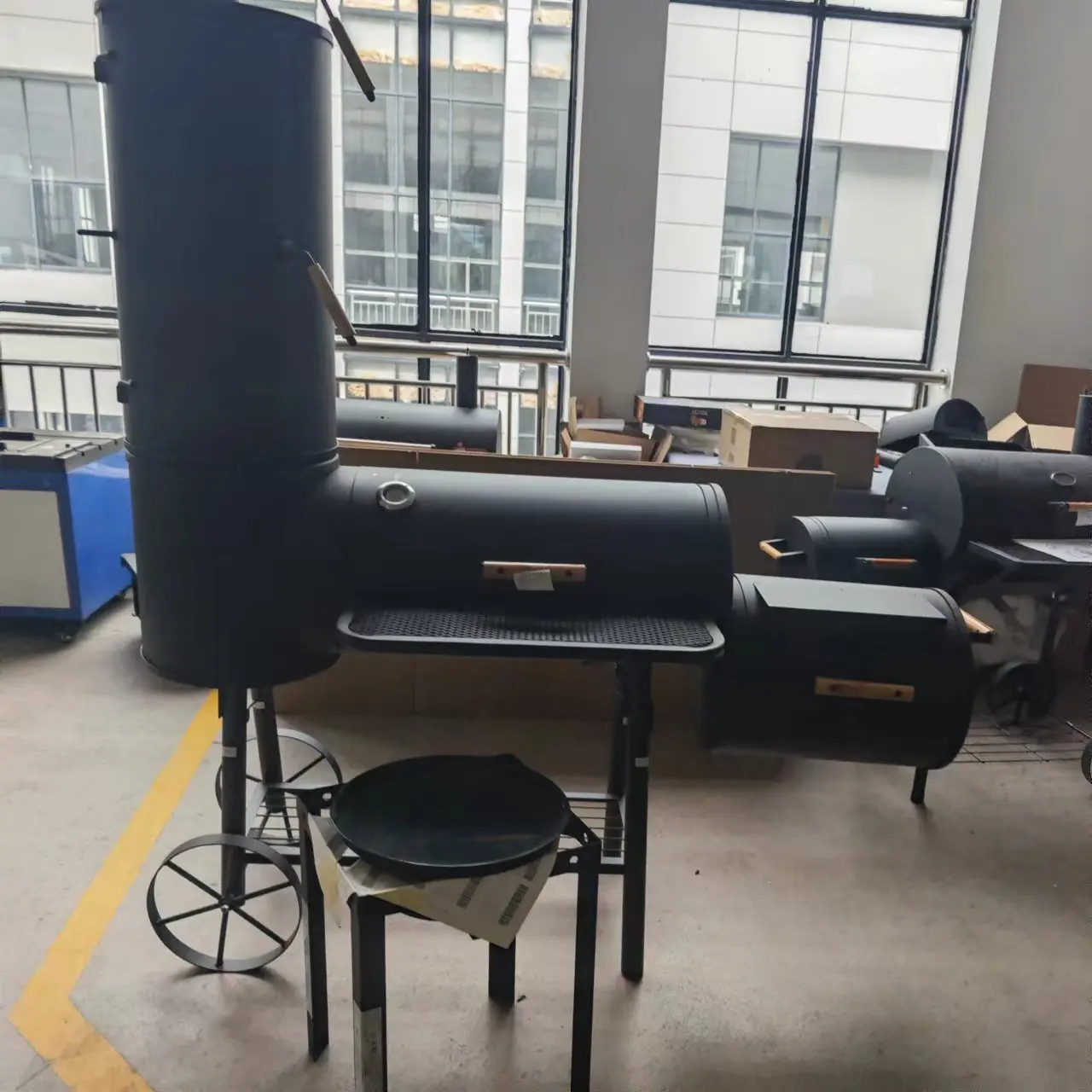 product heavy duty professional adjustable height carbon steel meat charcoal barbecue grill-4