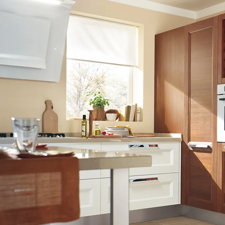 Professional Designs Custom made Kitchen Cabinets Solid Wood Kitchen Cabinet  Manufacturer Direct Sale