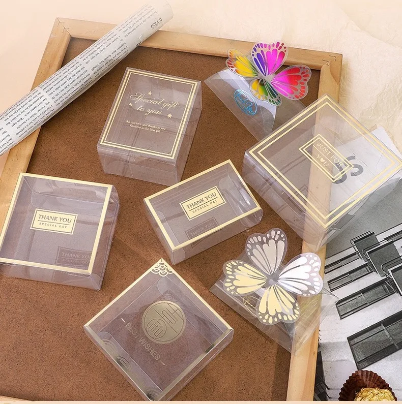 IMEE Small Transparent Plastic Box - Perfect for Gifts