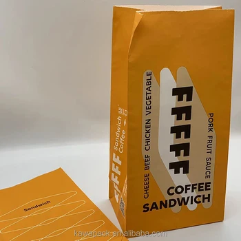 Paper Packaging Food Bags With Custom Logo