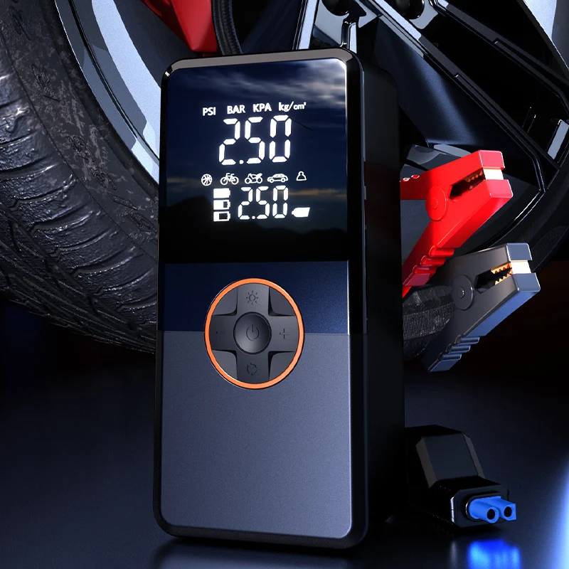 Multifunctional Jump Starter With Inflator and Power Bank LED Light Jump Starter With Inflator Car Booster With Digital - view 5