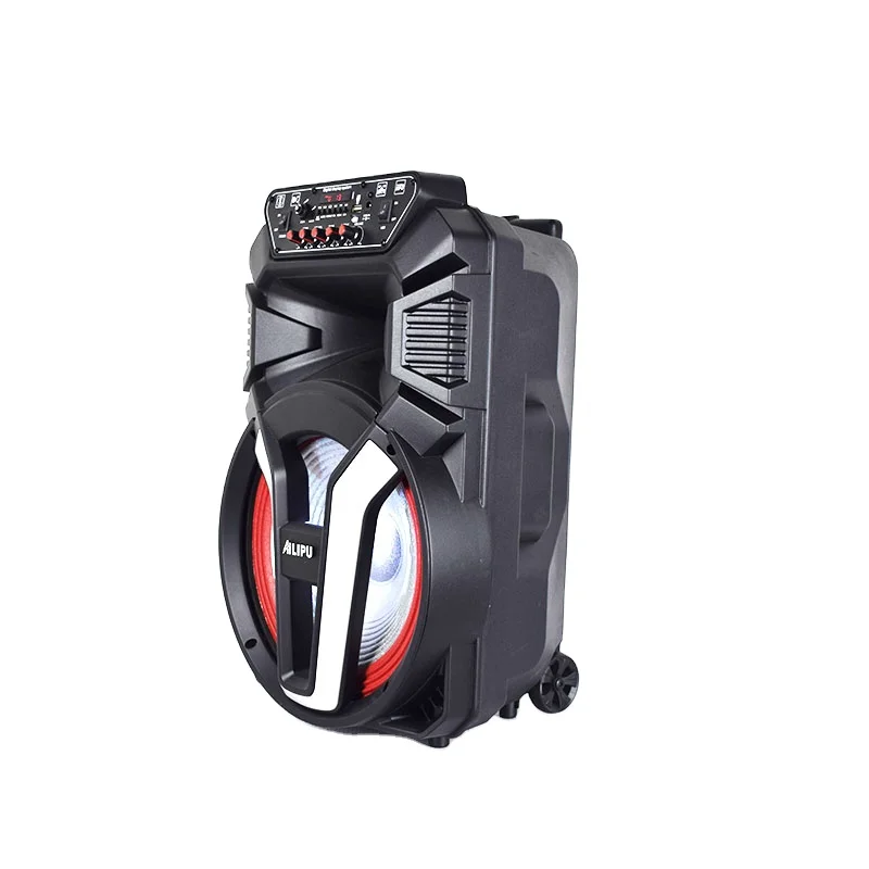 Ailipu Private Modle Disco RGB Speaker Home Theatre System Karaoke Trolley Speaker