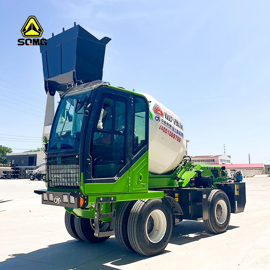 Factory Direct Sale New Small 2.6 Cubic Meter Mobile Self Loading Concrete Mixer Truck