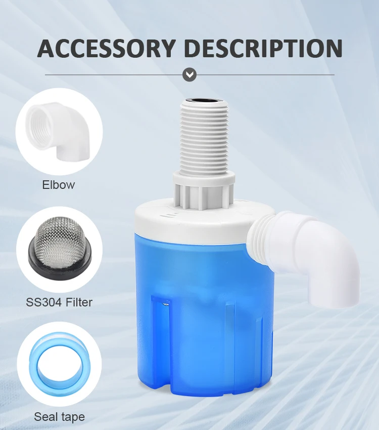 vertical float valve accessories
