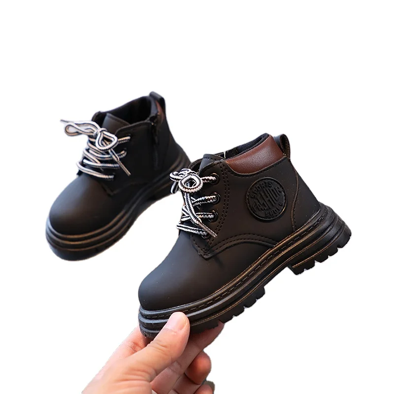 New Children's Martin Boots Girls Boys Sports Non-slip Warm Winter