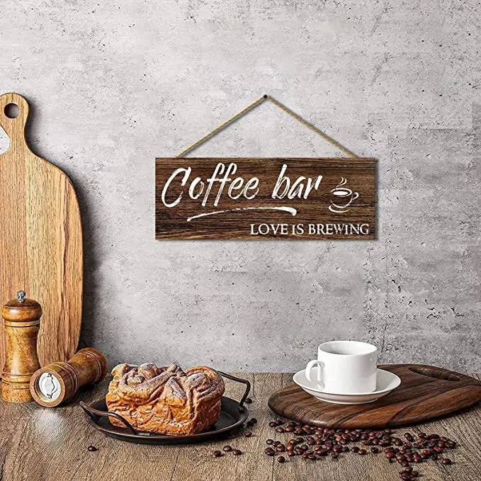 Coffee Bar Love is Brewing SIGN Coffee Bar SIGN Gift 