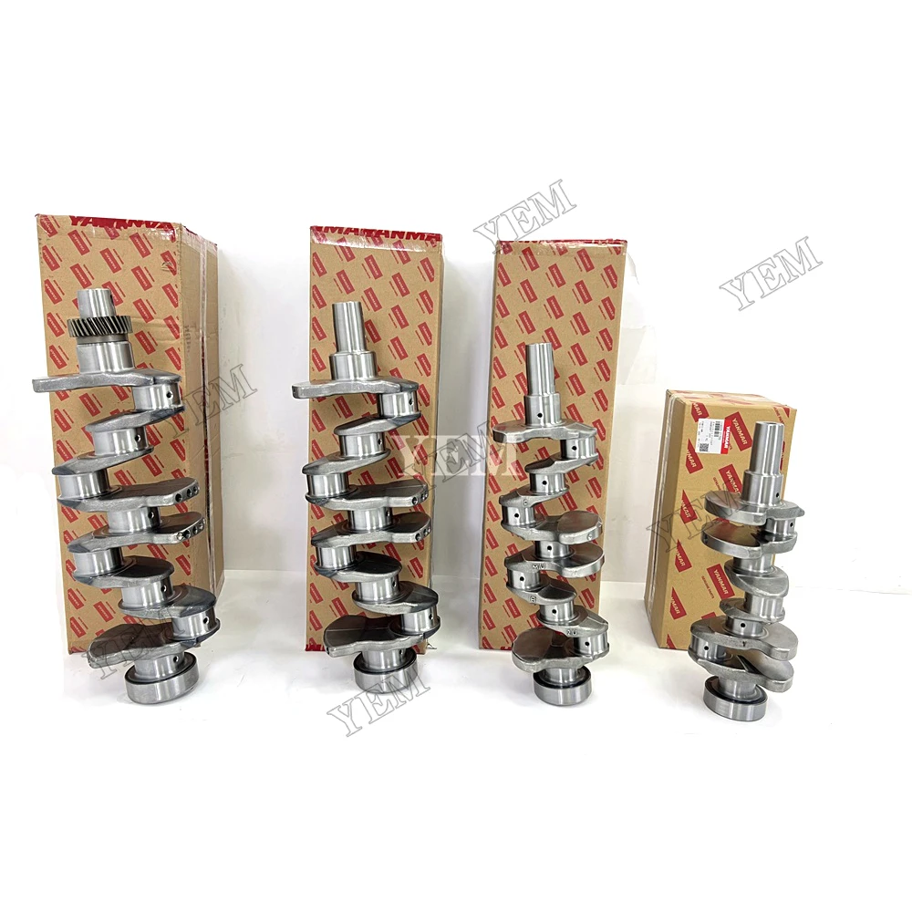 Parts Compatible for Yanmar 3T90T Crankshaft 721250-21700 3T90 Replaces