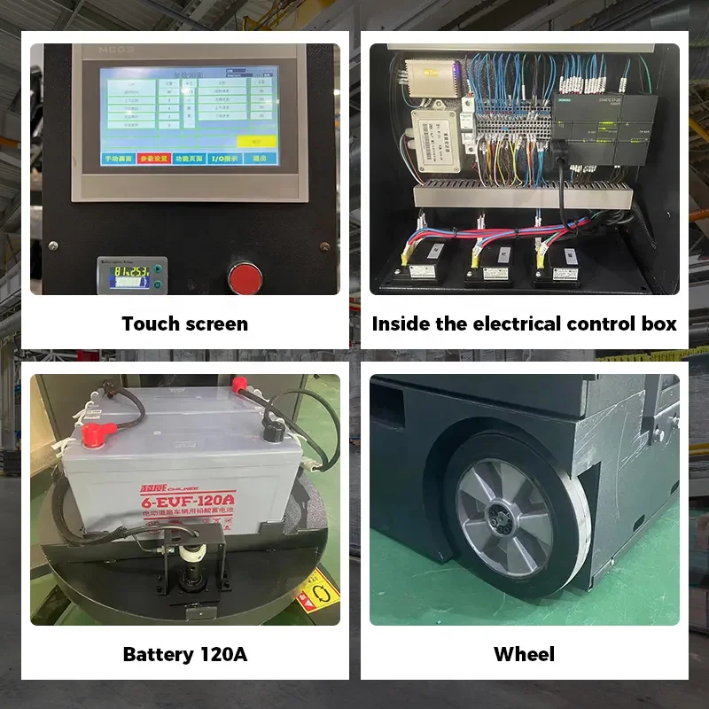 Large Pallet Size Automatic Mobile Robot Pallet Stretch Film Wrapper Machine Pallet Stretch Wrapping Machine Robot with CE