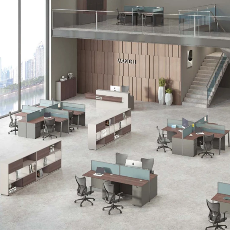 Производитель рабочей станции OEM ODM белый компьютерный стол панель перегородка офисный