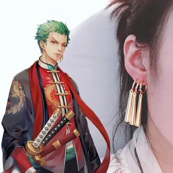 Anime Roronoa Zoro Cosplay Accessories Zoro Earrings - Buy High Quality ...