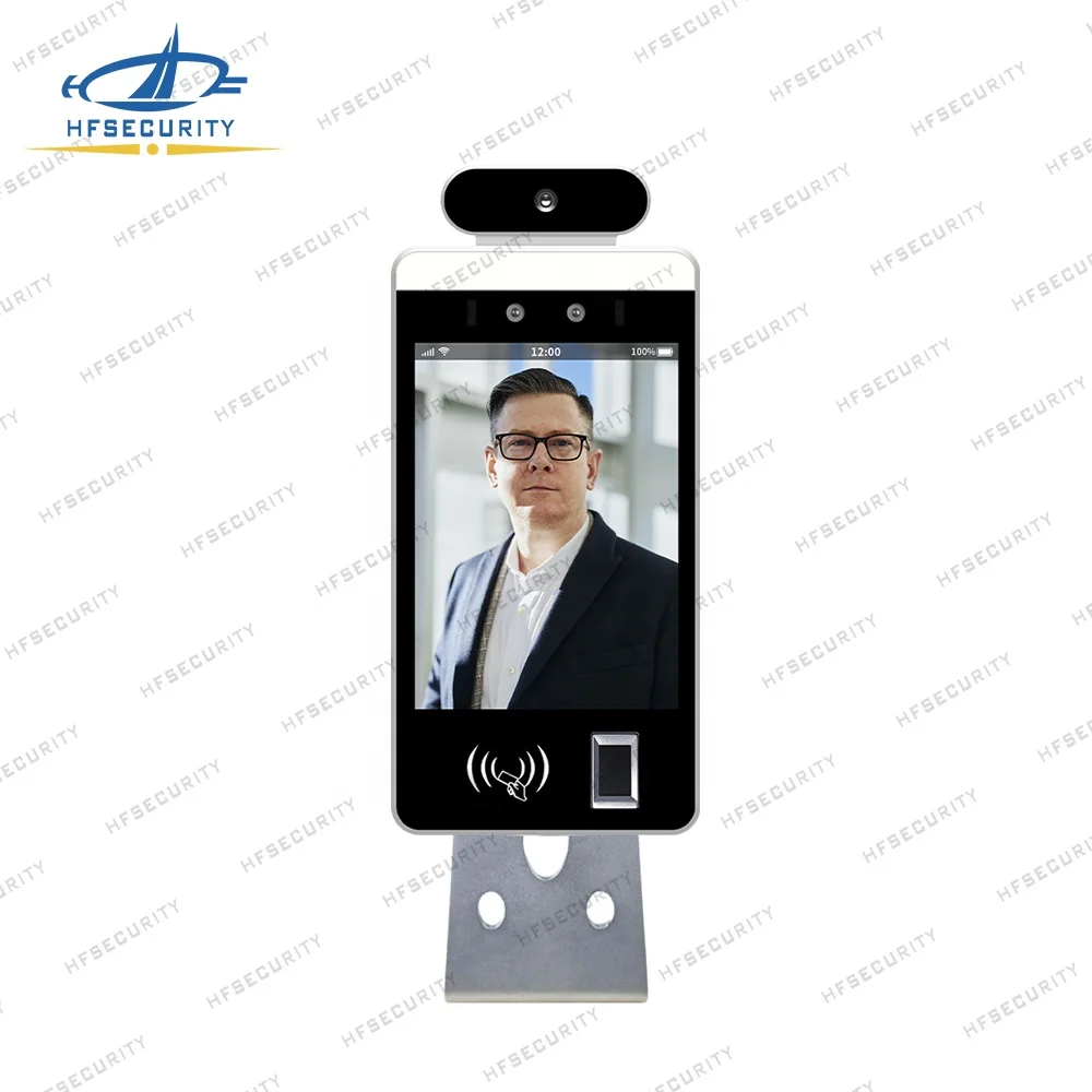 HFSecurity RA08T 3D Face Recognition Temperature Detection Attendance System Face Recognition with Questionnaire Software
