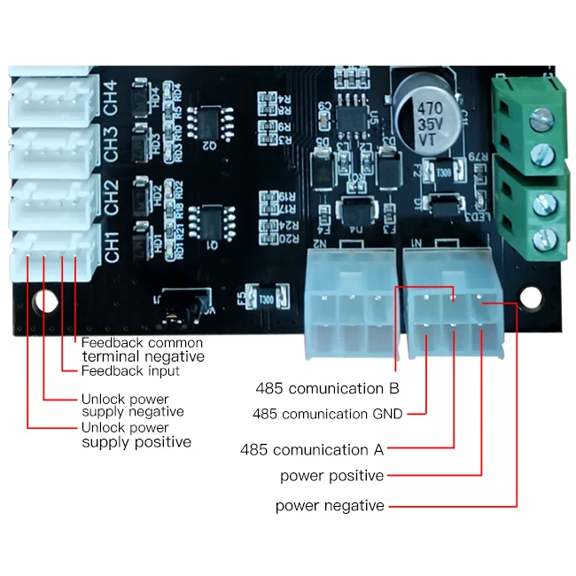 Locker Control Board 25CH Weighting Controller for Smart Parcel Vending Machine PCBA Product Category