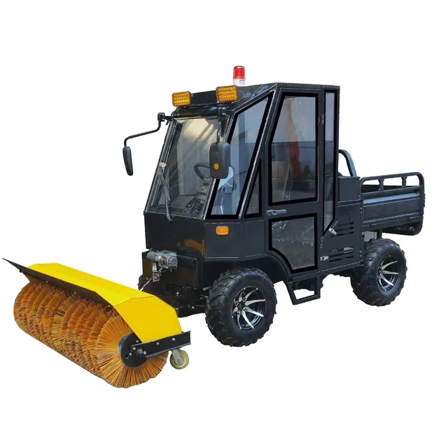 China Ride on Snowplow Snowblower Machine Road Snow Sweeping Sweeper Machines