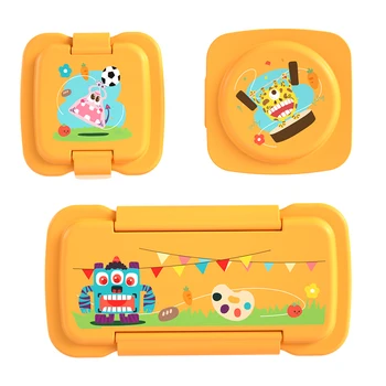 Kids Lunch Box Creative Design  Food Storage Container Dinning Bento Box Multiple Function Usage