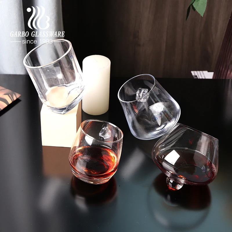 Hand Blowing 410 ml Wine Glass Blowing Lass Tumbler Cup Barware Whiskey  Wine Beer Glass Cups Made in China Customized Package