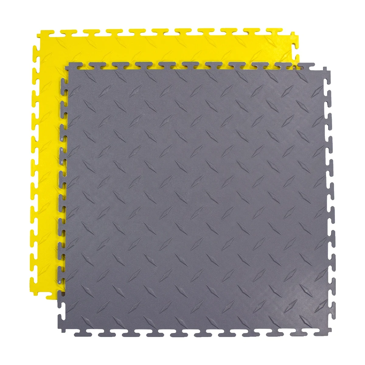 Factory Cheap PVC Puzzle Floor Tile Plastic Vinyl Flooring Mats for Heavy Duty Garage/Workshop/Warehouse/Gym/Showroom