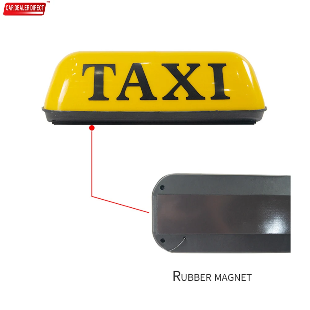 Customizable Taxi LED Light Sign Car Roof Box Universal Car Dome Light Taxi Light