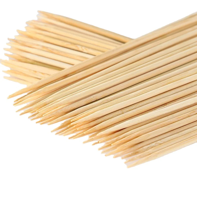 custom logo eco-friendly bamboo skewer bbq sticks
