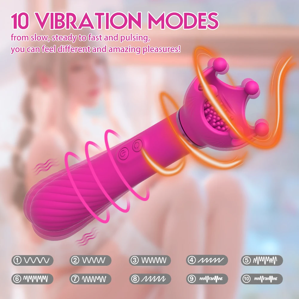 Gelance Statue of Liberty Vibrator for Women - 5 Frequency Rotation & 10  Vibration Modes, USB Rechargeable, 100% Waterproof