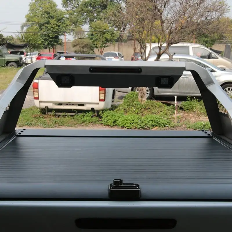 Aluminum Hard Retractable Manual Pickup Truck Bed Cover Tonneau Cover