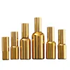 Gold bottle+Press