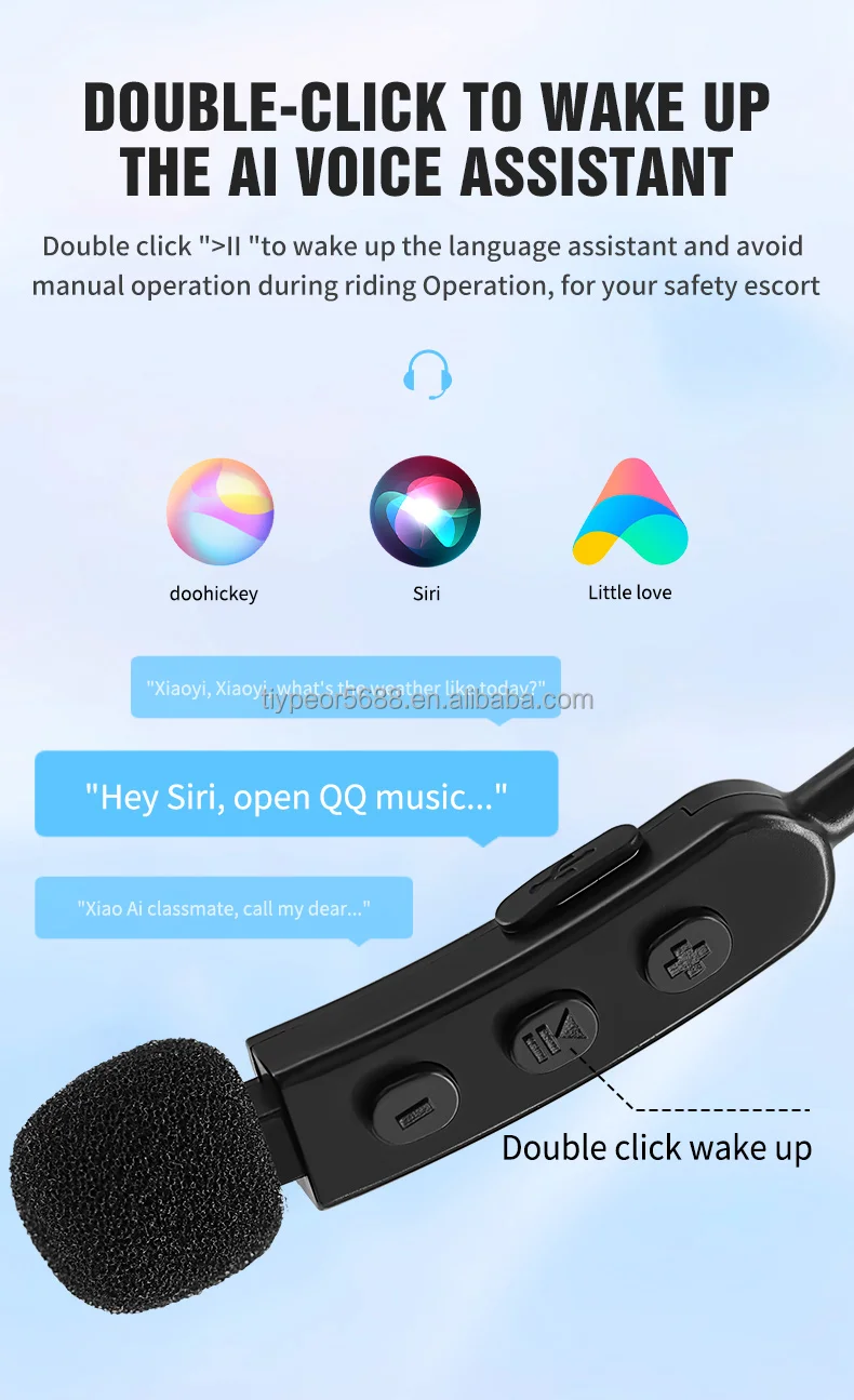 product tiypeor ipx6 motorcycle helmet headset new condition dc output current waterproof noise reduction helmet wireless headset-4