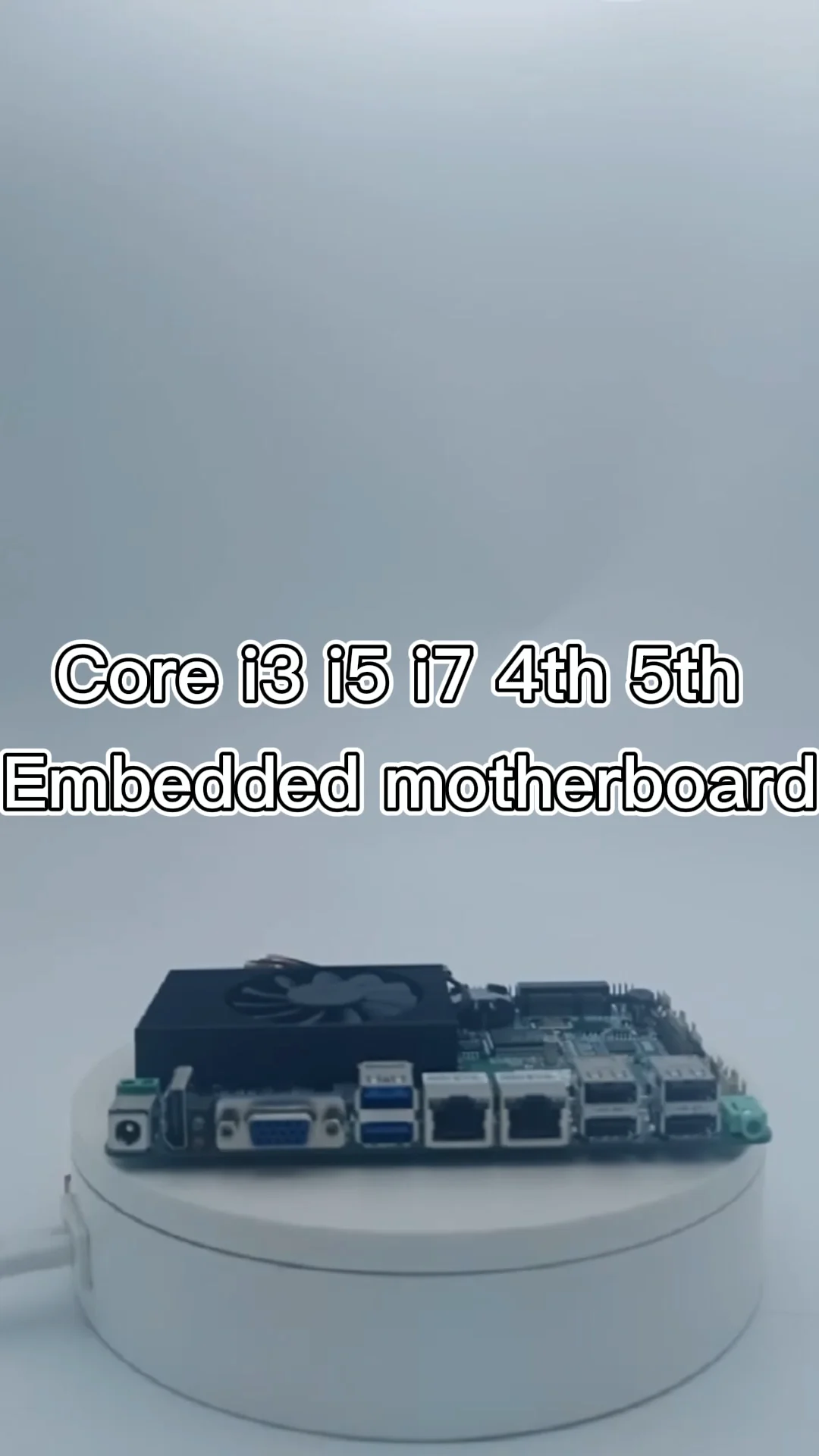 Thin Client Mini Itx Motherboard 4k Lvds 6 Usb 2 Lan Win10 Nano Itx