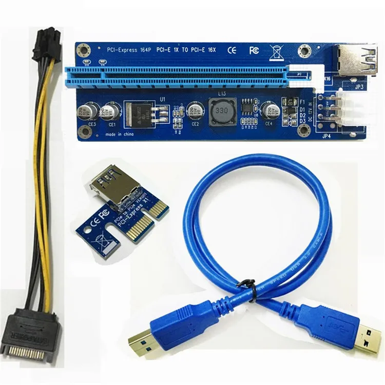 009SPLUS PCI-Eライザーカード1X-16X延長ケーブル アダプター 009SPLUS PCI-Eライザーカード1X-16X延長ケーブル アダプター