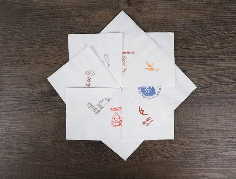 Drink Cocktail Paper Napkin Custom Printing Pattern Restaurant Paper