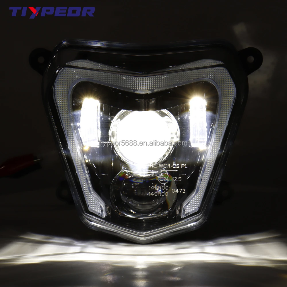 duke 690r 2013 2017 emark dirtbike projector headlight-4