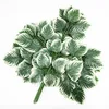 12 rami di magnolia dal bordo bianco