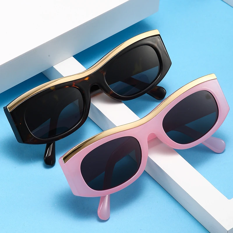 8 Occhiali Da Sole Party FSMILING - Stile Retro Anni 80 Unisex Neri Per Feste - Foto 4