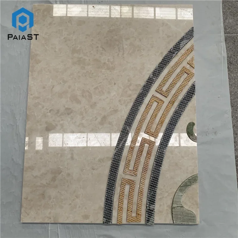 product simple beautiful customize waterjet tiles floor medallion flower tile patterns pattern marble-2