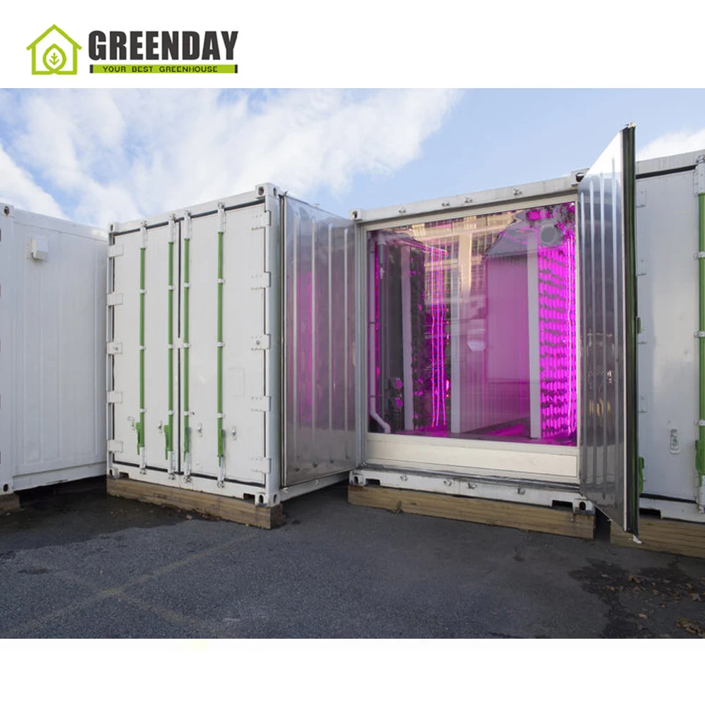 Greenday Vertical Hydroponic Shipping Container Grow Farms Farming