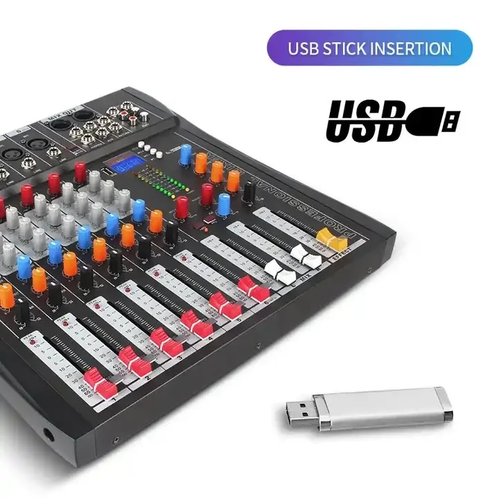 Новый CT6 6-канальный Digico синий зуб трансформатор микшер аудио лучшие наушники для