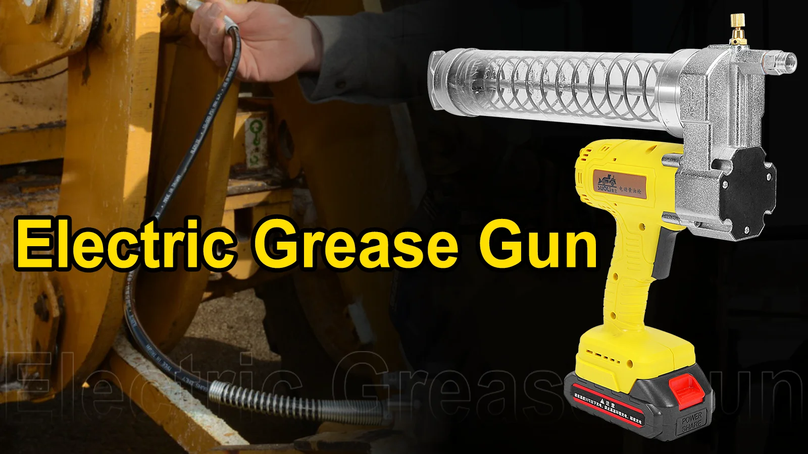 Professional Rechargeable Battery Electric Grease Gun With 900cc 10000