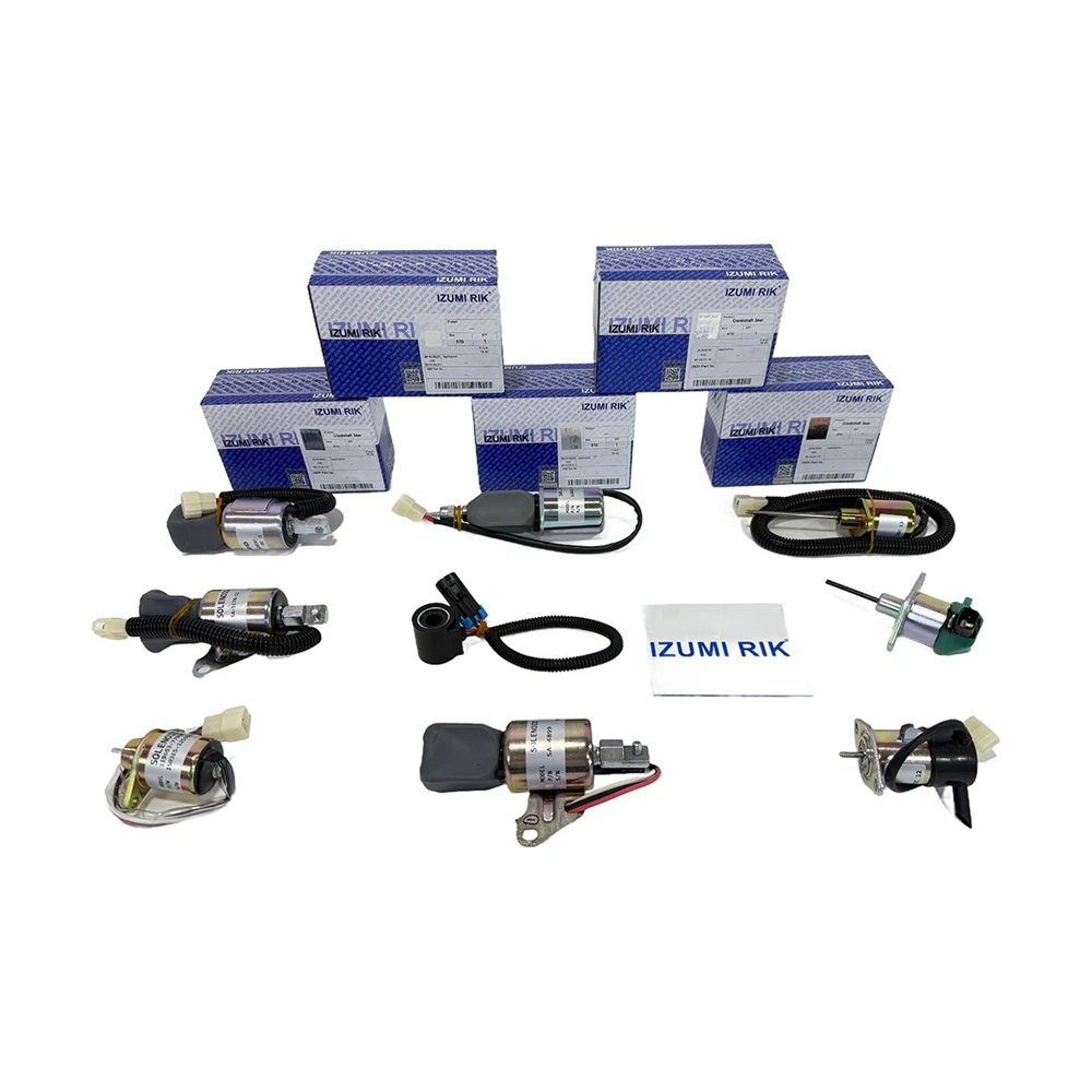 IZUMI 1004D-44, 1004E-4TW, 1104-4, 1104-44, Stop Solenoid Valve for Perkins